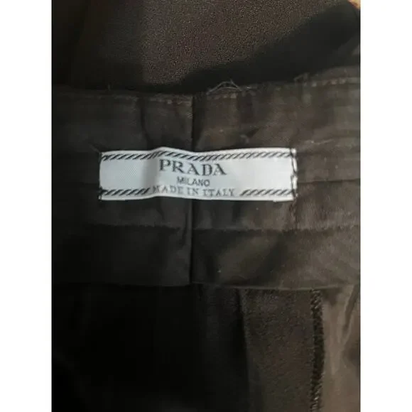 Prada Wide Leg Dress Pants - Picture 3 of 6